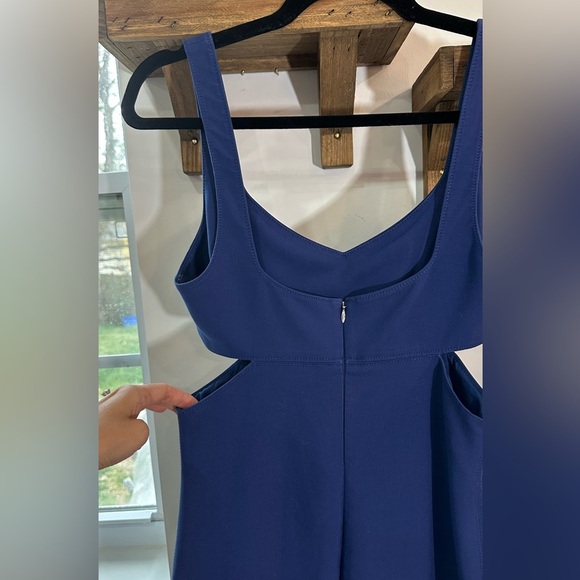 Likely Blue Cutout Column Gown 6 - Picture 8 of 12